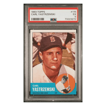 Carl Yastrzemski PSA 5 1963 Topps Card #115