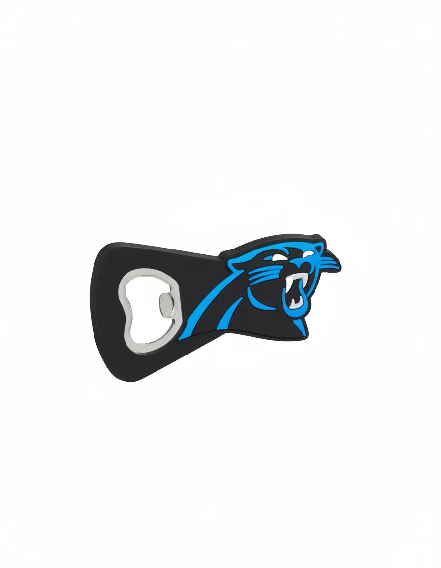 Carolina Panthers NFL Bar Kitchen Magnet Bottle Opener