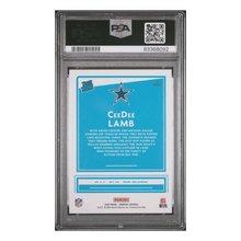 CeeDee Lamb PSA 10 2020 Panini Donruss Rated Rookie Card #306