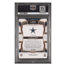 CeeDee Lamb PSA 9 2023 Panini Select Phenomenon Tie Dye Prizm Card #PHCLA