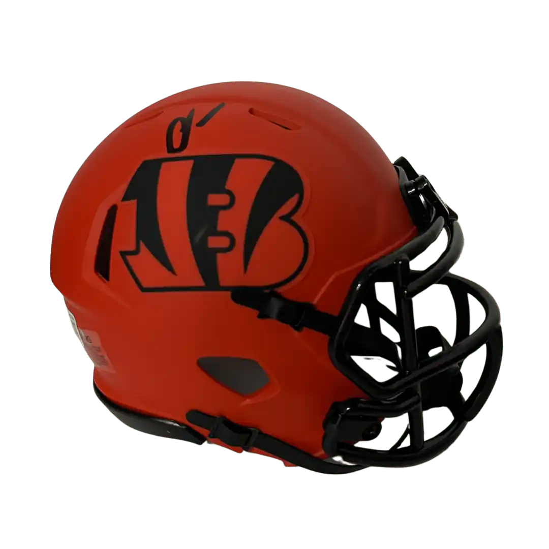 Chad Johnson Cincinnati Bengals Autographed Mini Speed Helmet - Beckett COA