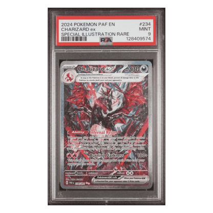 Charizard ex PSA 9 2024 Pokemon PAF EN Paldean Fates Special Illustration Rare Card #234
