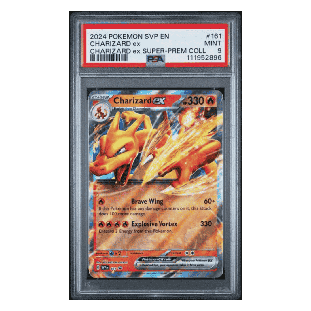 Charizard ex PSA 9 2024 Pokemon SVP EN-SV Black Star Promo Card #161