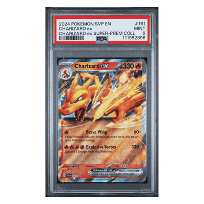 Charizard ex PSA 9 2024 Pokemon SVP EN-SV Black Star Promo Card #161