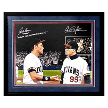 Charlie Sheen Corbin Bernsen Dual Autographed Framed 16x20 Framed Photo - JSA COA