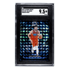 Chet Holmgren SGC 9.5 2023-24 Panini Mosaic Genesis Prizm Case Hit Card #30