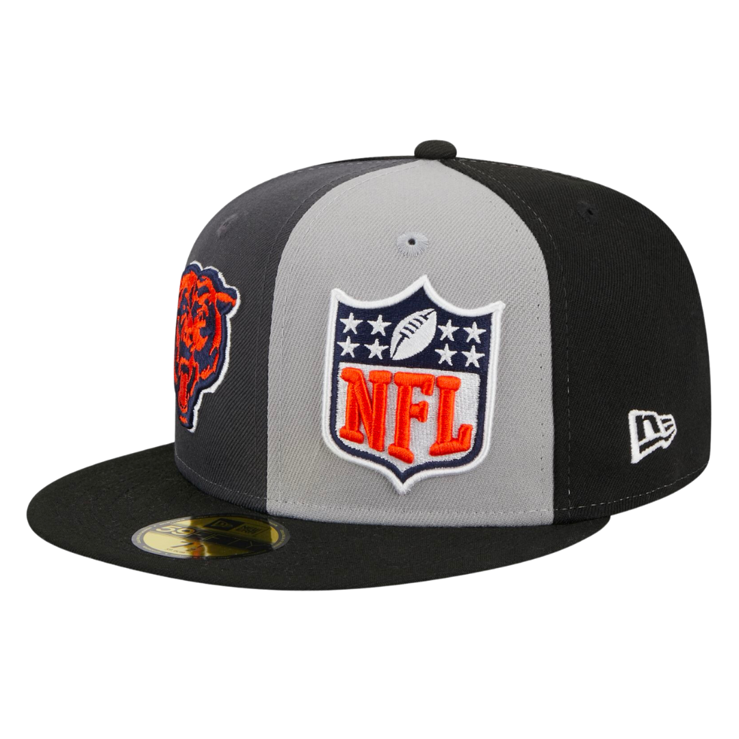 Chicago Bears 2023 Sideline Grey 59FIFTY Fitted Hat