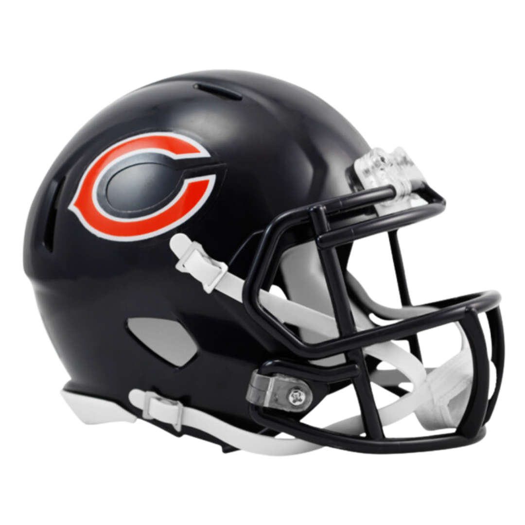 Chicago Bears Speed Riddell Mini Football Helmet