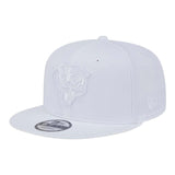 Chicago Bears White On White New Era 9FIFTY Adjustable Snapback Hat