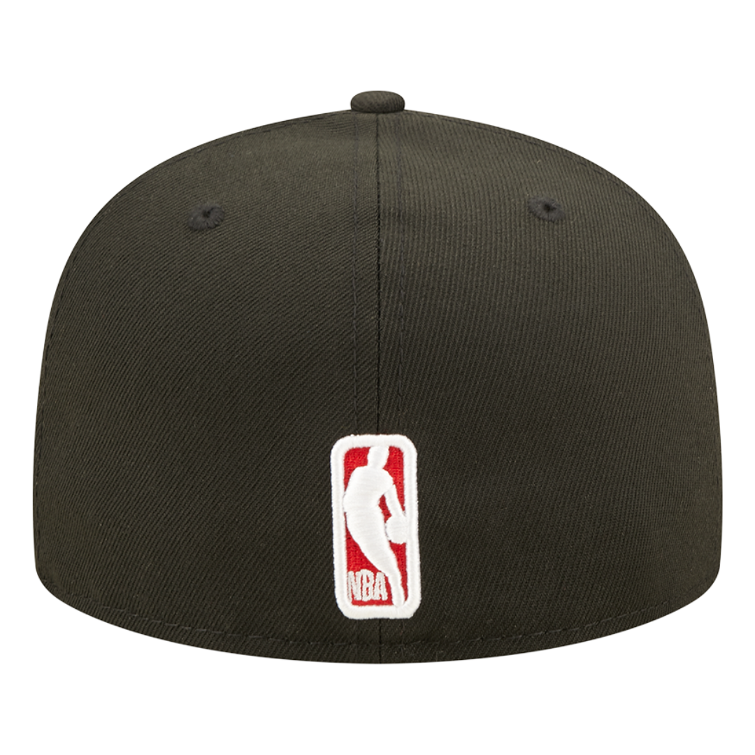 Chicago Bulls Black 59FIFTY Fitted Hat