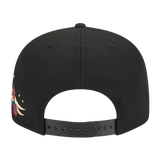 Chicago Bulls City Art New Era Black 9FIFTY Adjustable Snapback Hat