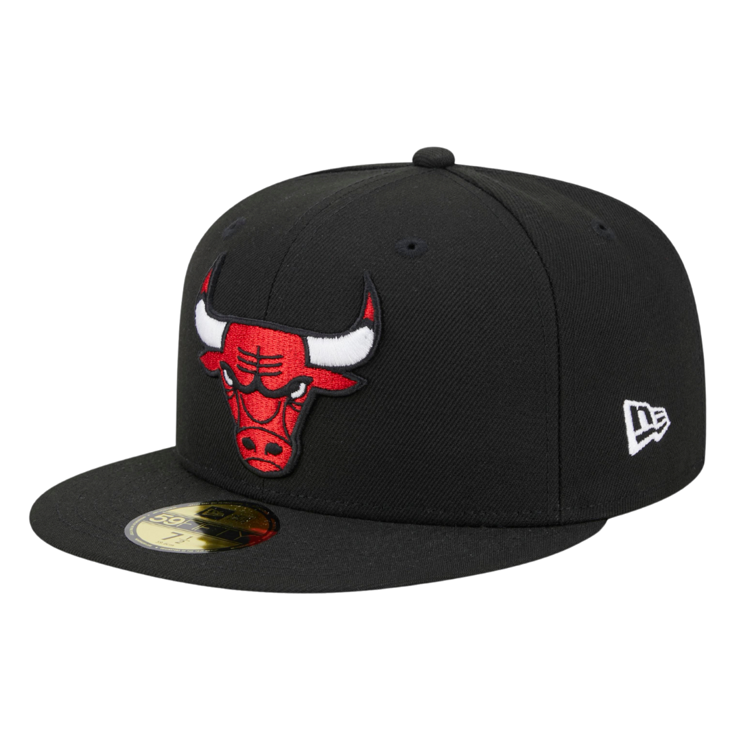 Chicago Bulls Evergreen Side Patch 59FIFTY Fitted Hat
