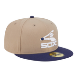 Chicago White Sox 2Tone New Era Tan/Royal 59FIFTY Fitted Hat