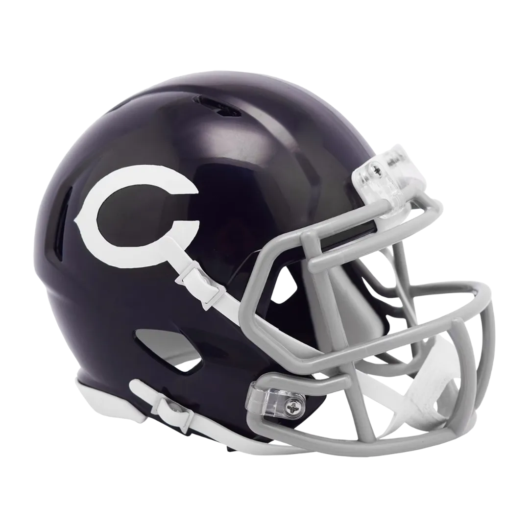 Chicago Bears 1962-1973 Throwback Speed Riddell Mini Football Helmet