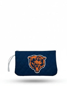 Chicago Bears NFL Wristlet Purse Toiletry Bag 4.5” x 6.5'' x 1''
