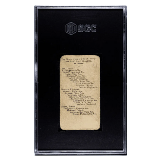 Chief Bender SGC 1 1909 E102 Card