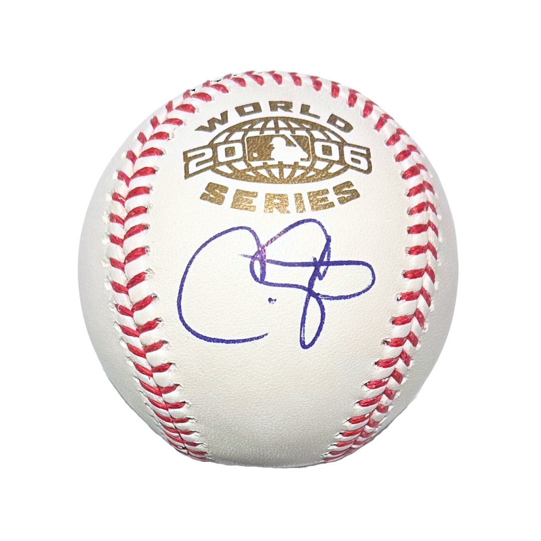 Chris Carpenter St Louis Cardinals Autographed 2006 World Series Baseball - JSA COA
