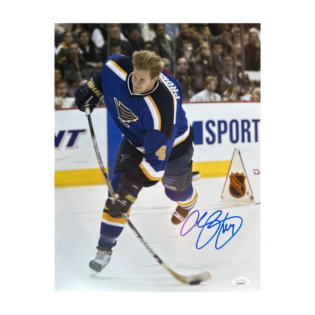 Chris Pronger St Louis Blues Autographed All-Star 11x14 Photo - JSA COA