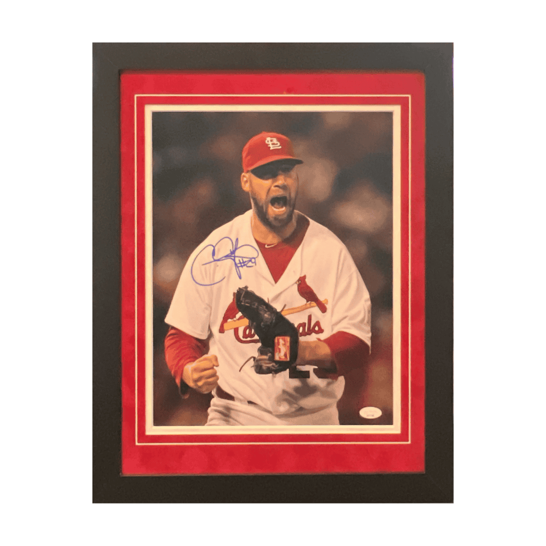 Chris Carpenter St Louis Cardinals Autographed Framed 11x14 Photo - JSA COA