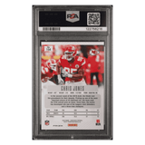 Chris Jones PSA 9 2024 Panini Prizm Deca Black Gold Shimmer FOTL #8/8 Card #154