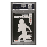 Chris Olave PSA 10 2022 Donruss Clearly Gridiron Marvels Rookie RC Card #GM14