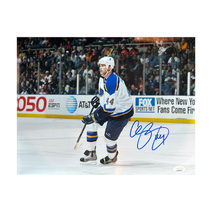 Chris Pronger St Louis Blues Autographed Horizontal 11x14 Photo - JSA COA