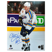 Chris Pronger St Louis Blues Autographed Photo w/ "HOF '15" Inscription - Fan Cave COA