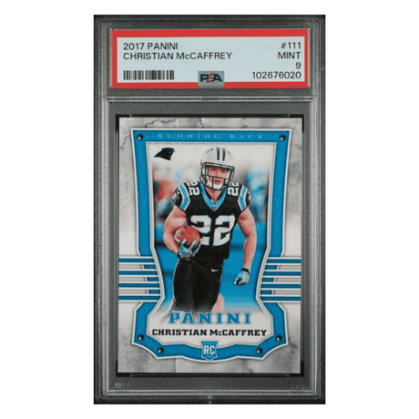 Christian McCaffrey PSA 9 2017 Panini Rookie RC Card #111