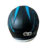 Chuba Hubbard Carolina Panthers Autographed 2022 Alternate Mini Speed Replica Helmet - Beckett COA