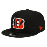 Cincinnati Bengals Basic OTC New Era Black 9FIFTY Adjustable Snapback Hat