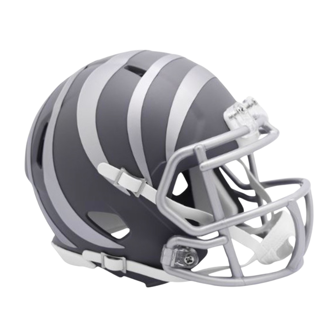 Cincinnati Bengals Slate Speed Riddell Mini Football Helmet