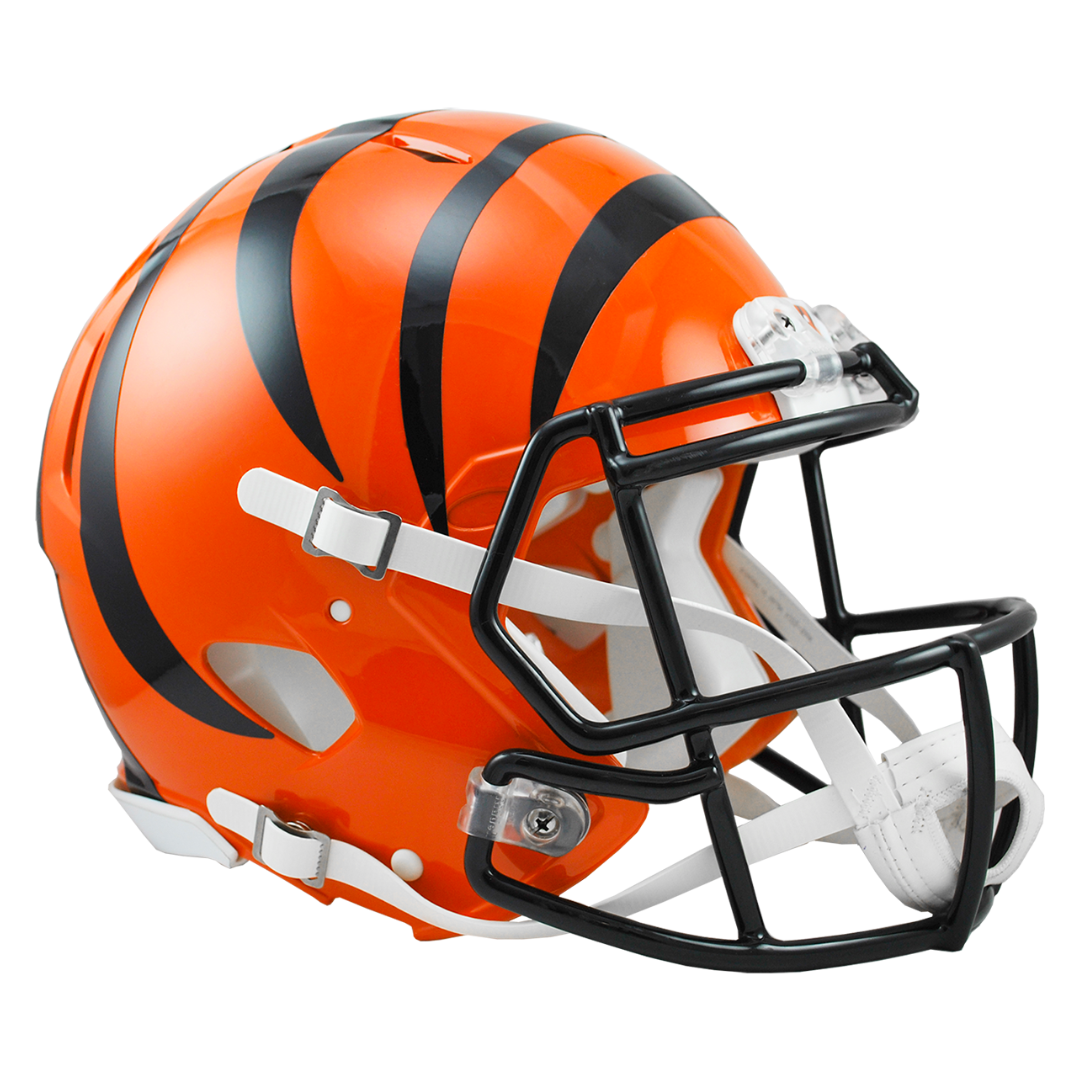 Cincinnati Bengals Unsigned Riddell Full Size Speed Replica Football Helmet