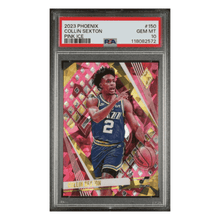 Collin Sexton PSA 10 2023 Panini Phoenix Pink Ice #d/25 Card #150