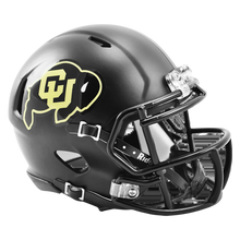 Colorado Buffaloes Speed Riddell Black Mini Football Helmet