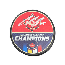 Colton Parayko St Louis Blues Autographed 2025 4 Nations Face Off Champions Logo Puck - JSA COA