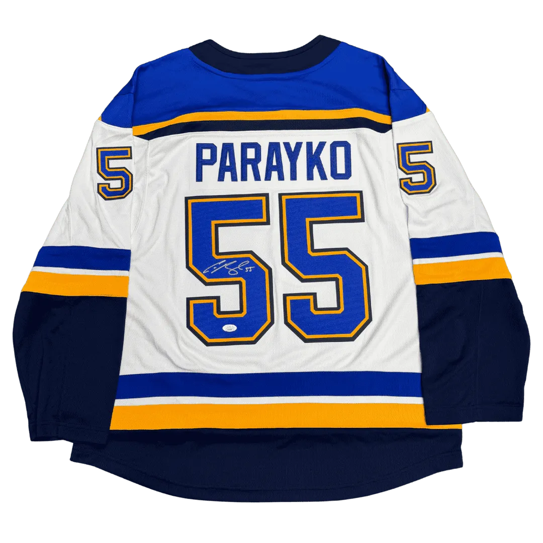 Colton Parayko St Louis Blues Autographed Adidas Away Jersey - JSA COA