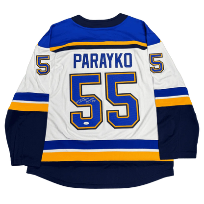 Colton Parayko St Louis Blues Autographed Adidas Away Jersey - JSA COA