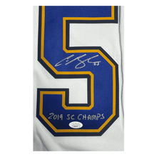 Colton Parayko St Louis Blues Autographed Adidas Away Jersey with Inscription - JSA COA