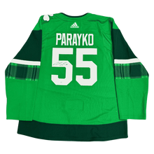 Colton Parayko St Louis Blues Autographed Adidas St Patricks Day Jersey - JSA COA