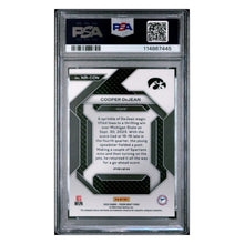 Cooper DeJean PSA 10 2024 Panini Prizm Draft Picks New Recruits Red Ice Rookie RC Card #NRCDN