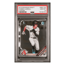 Corbin Carroll PSA 10 2019 Topps Bowman Draft Chrome Card #BDC125