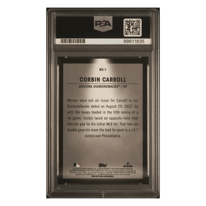 Corbin Carroll PSA 10 2023 Bowman Spotlights Rookie RC Card #BS1