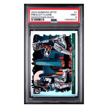 Dak Prescott & CeeDee Lamb PSA 9 2024 Panini Donruss Optic Downtown Duos Card #1