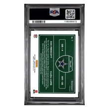 Dak Prescott & CeeDee Lamb PSA 9 2024 Panini Donruss Optic Downtown Duos Card #1