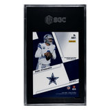Dak Prescott SGC 10 2020 Panini Mosaic Autographs Card #AM31