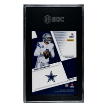Dak Prescott SGC 10 2020 Panini Mosaic Autographs Card #AM31
