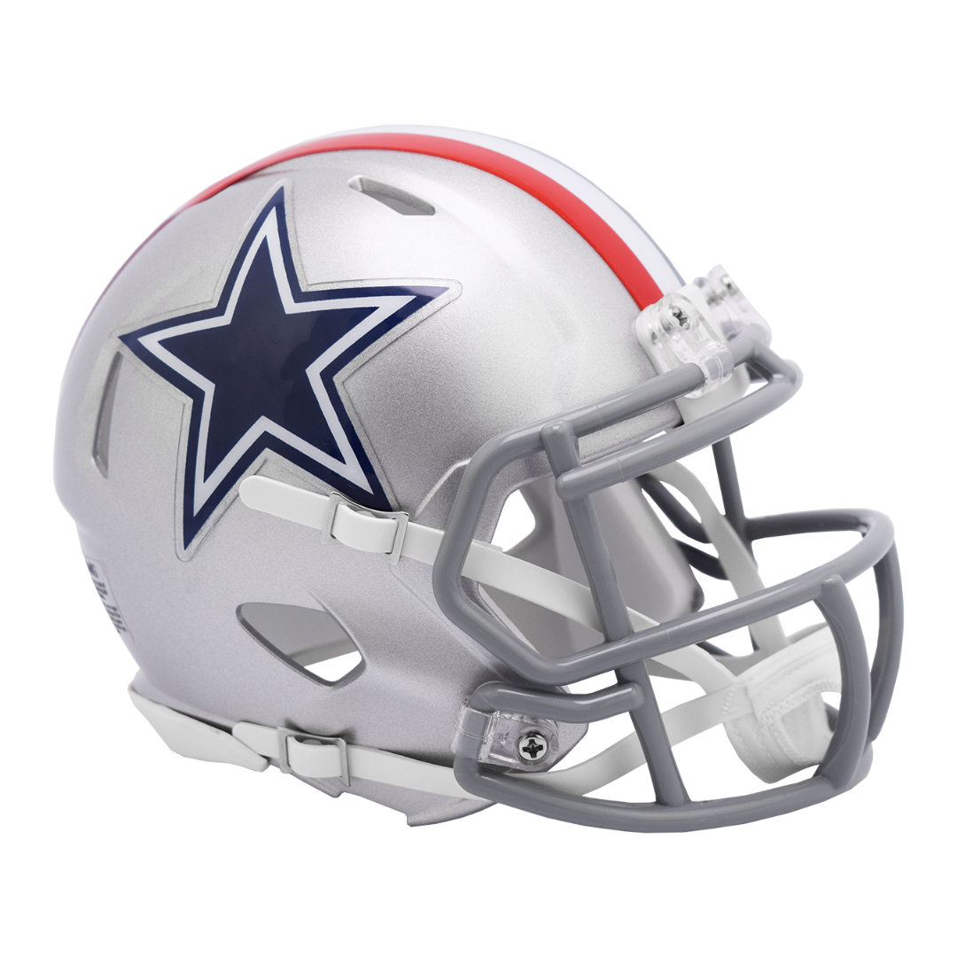 Dallas Cowboys 1976 Throwback Speed Riddell Mini Football Helmet