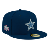 Dallas Cowboys New Era Navy Super Bowl XXVII Patch 59FIFTY Fitted Hat