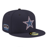Dallas Cowboys New Era Pink Star 59FIFTY Fitted Hat
