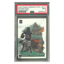 Dalvin Cook PSA 9 2020 Panini Donruss Optic Downtown Card #DT17